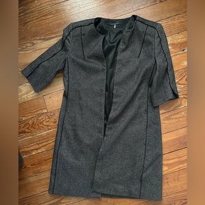 Ellie Tahari Black long blazer